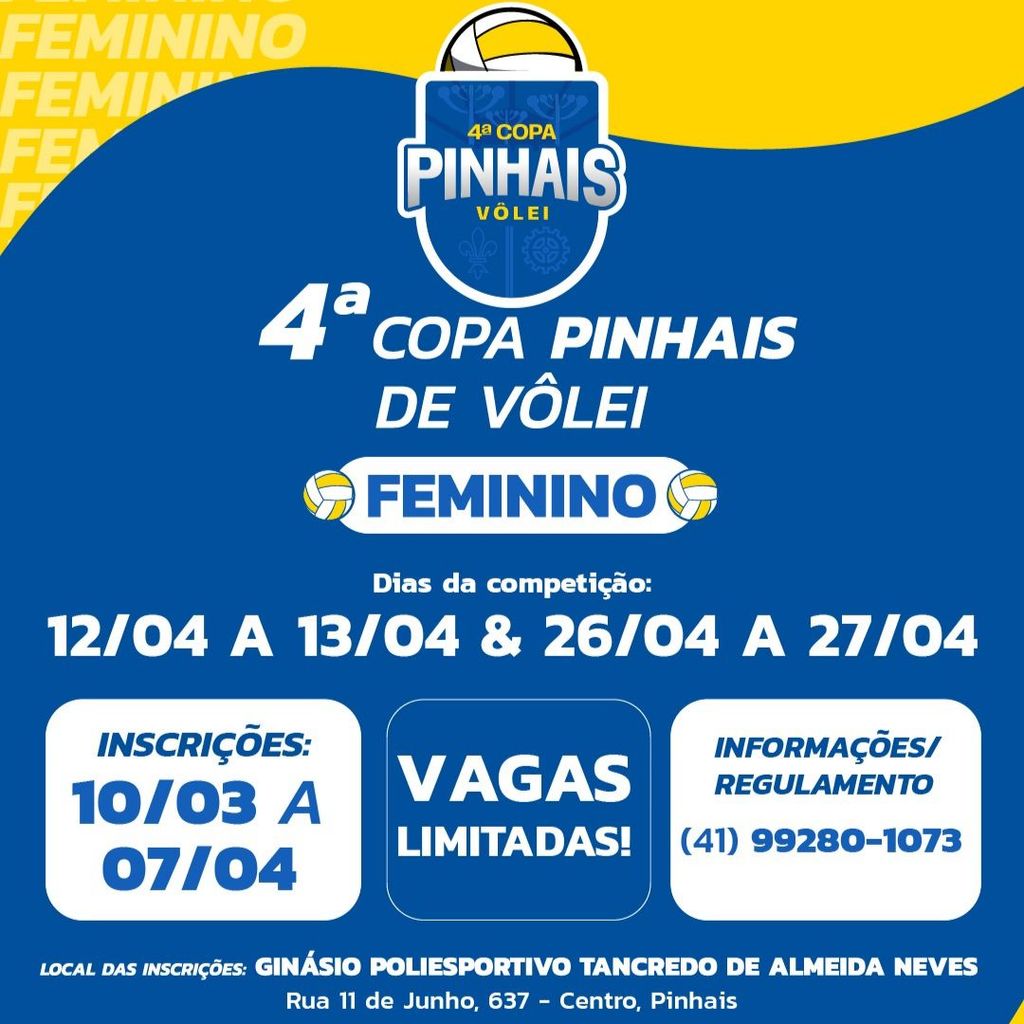 4º Copa Pinhais de Vôlei Feminino