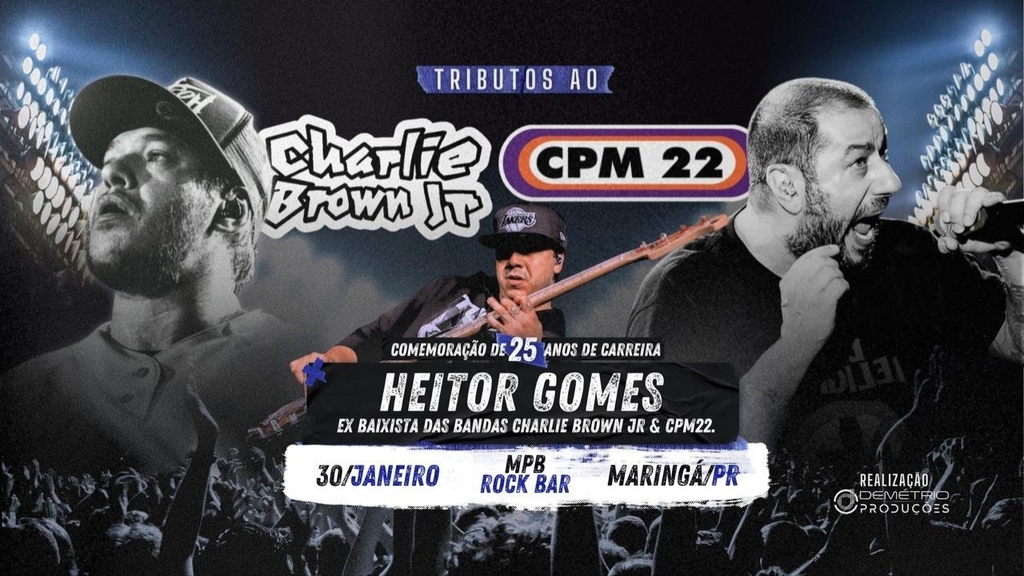Tributo ao Charlie Brown Jr e Cpm 22 com Heitor Gomes
